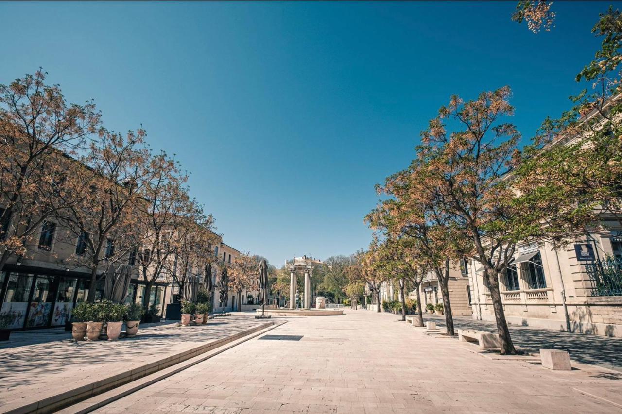 Roche Blanche - Terrasse Et Parking Apartment Nimes Luaran gambar